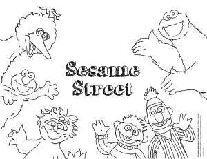 Sesame Street Coloring Pages on As A Kid I Grew Up On Sesame Street  It Was Sesame Street Before And
