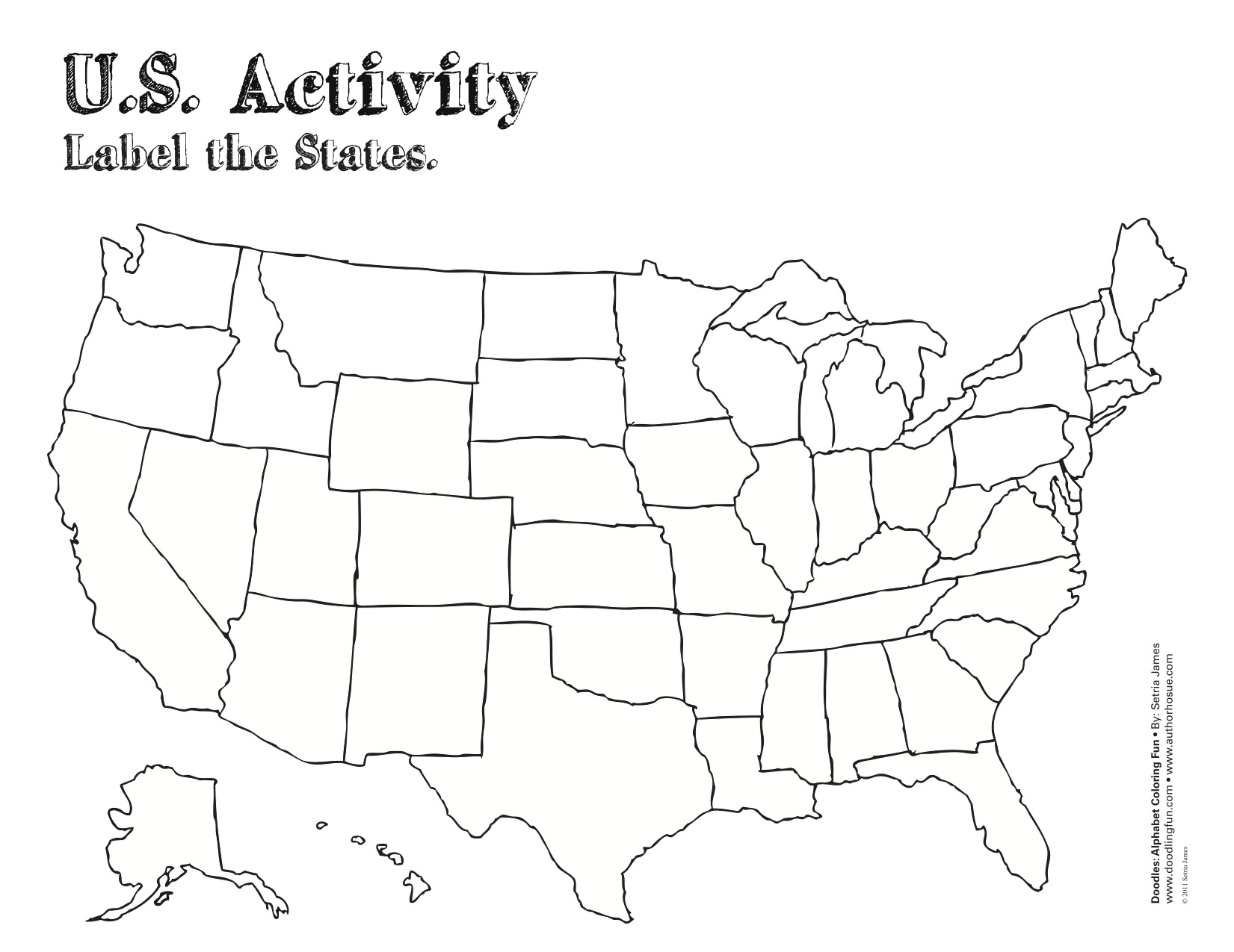 Blank Map United States Regions Printable