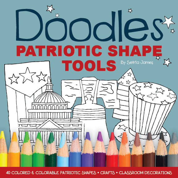 Patriotic 2D Shape Tools | Patriotic Symbols | DIY Fourth of July Crafts_tpt_thumbnail
