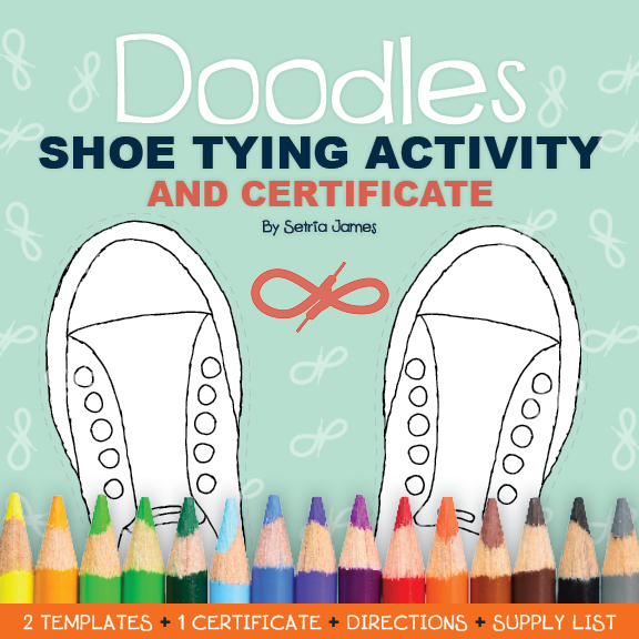 Shoe Tying Exercise | Learning Shoe Tying Craft and Certificate Pack_tpt_thumbnail