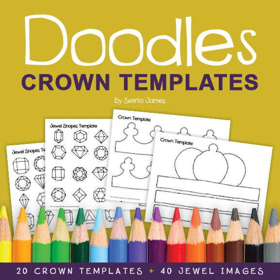 Theatre Printable Crown Templates | Hat Template | Paper Crown Making_tpt_thumbnail